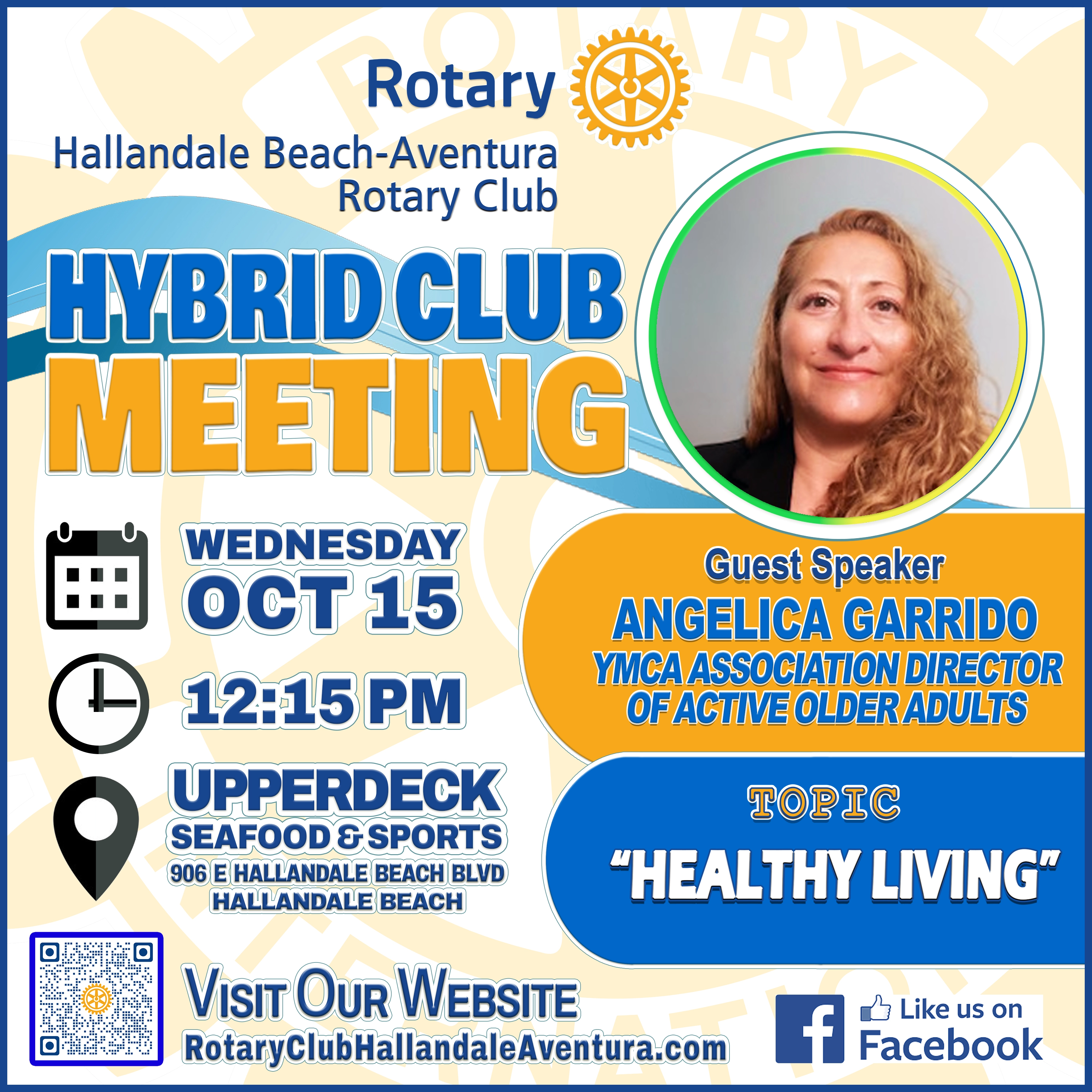 Hybrid Club Meeting: Wed., oct 15th @ 12:15 pm
